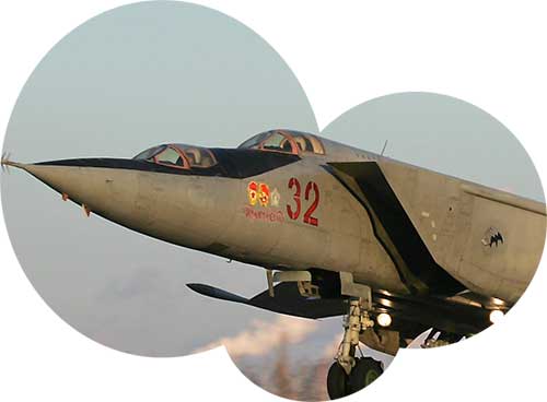 avion de chasse MiG25