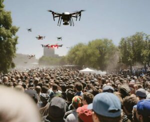 essaim de drone