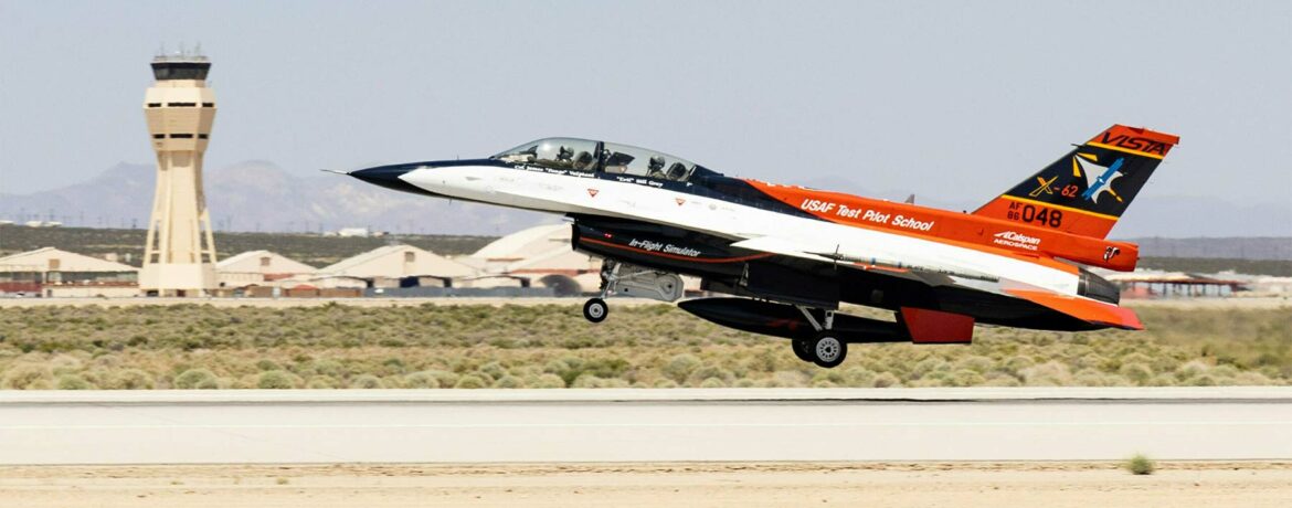 avion de chasse F-16 ia