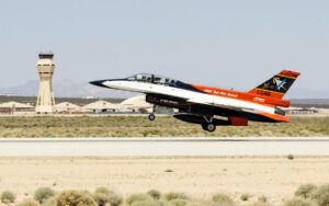 avion de chasse F-16 ia
