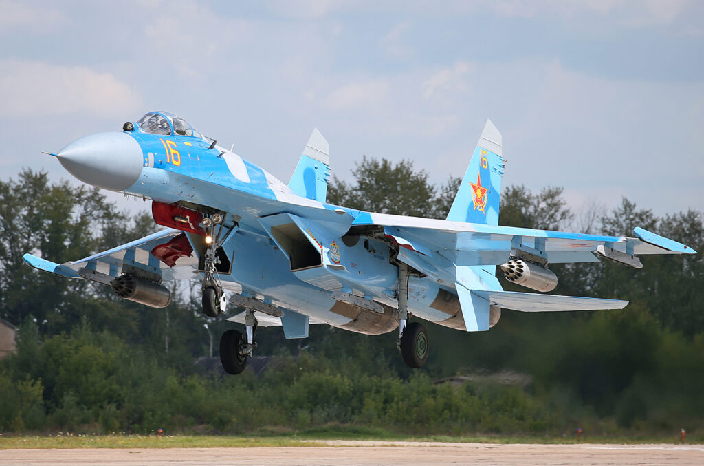 Le Sukhoi Su-27 Flanker en combat