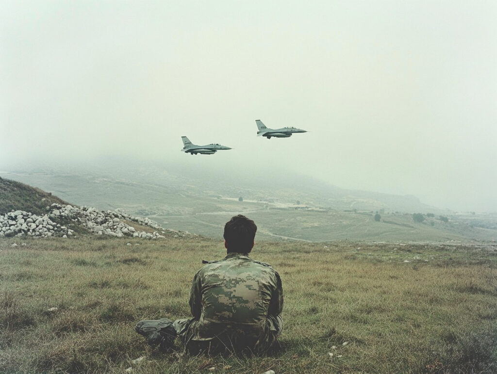La coordination des pilotes de chasse avec les unités militaires