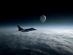 Interception de ballons stratosphériques par des Rafale
