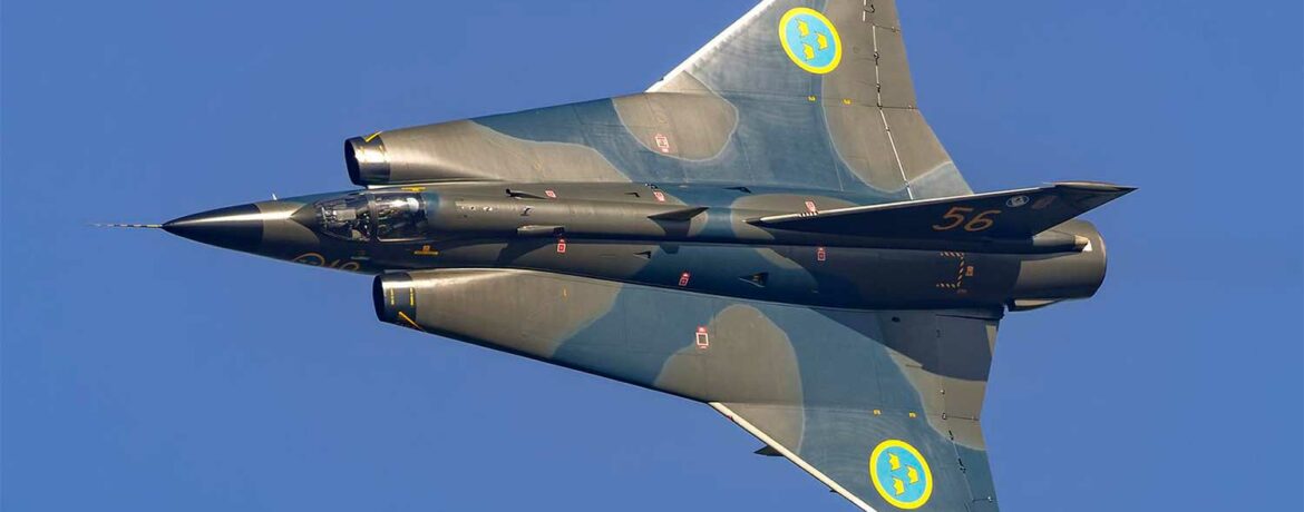Le Saab J35 Draken et sa double aile delta révolutionnaire