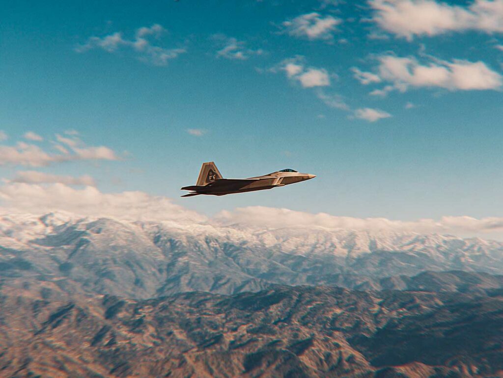structure du F-22 Raptor