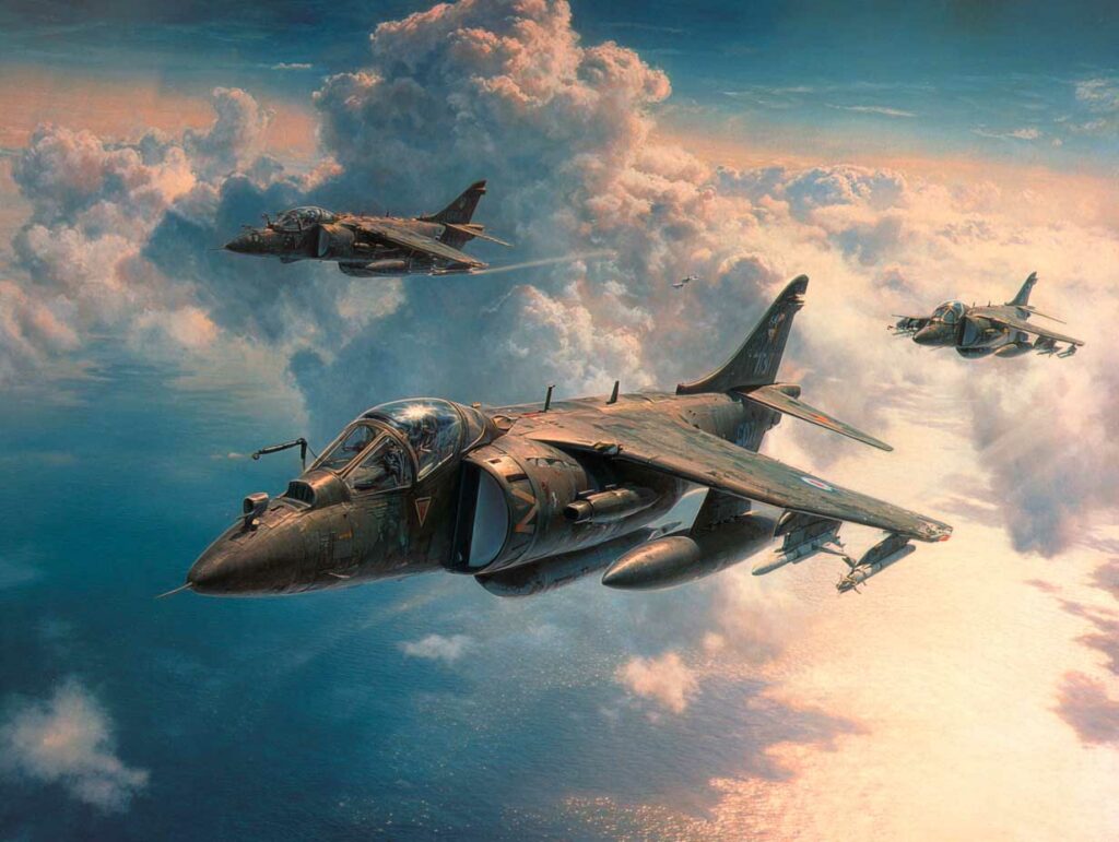 Falklands 1982 : Le Sea Harrier face aux Mirage III et Skyhawk argentins