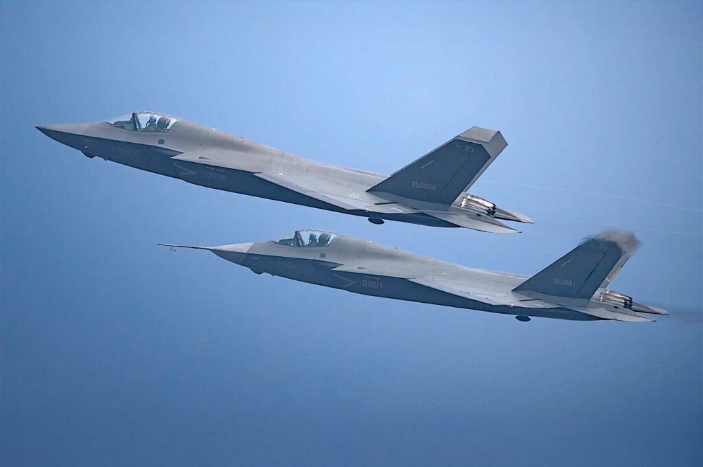 La Chine intègre officielle le J-35A la réponse chinoise au F-35