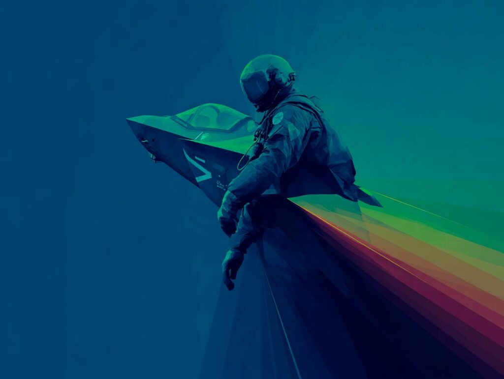 Royal Air Force pilote de chasse