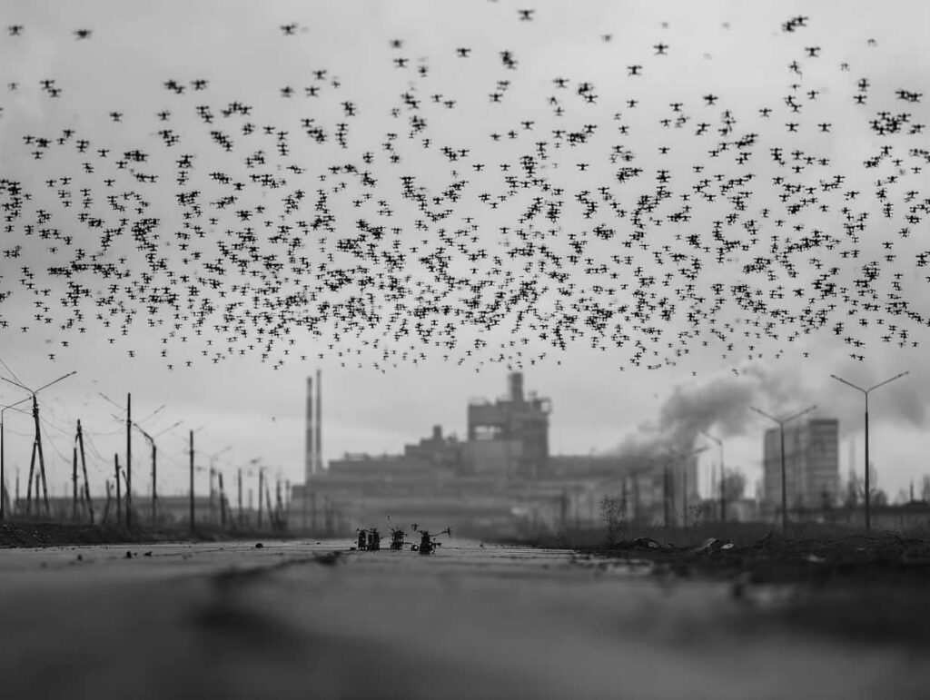 essaim de drones chine